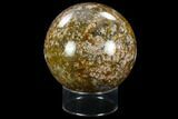 Polished Moss Agate Sphere - Madagascar #121977-3